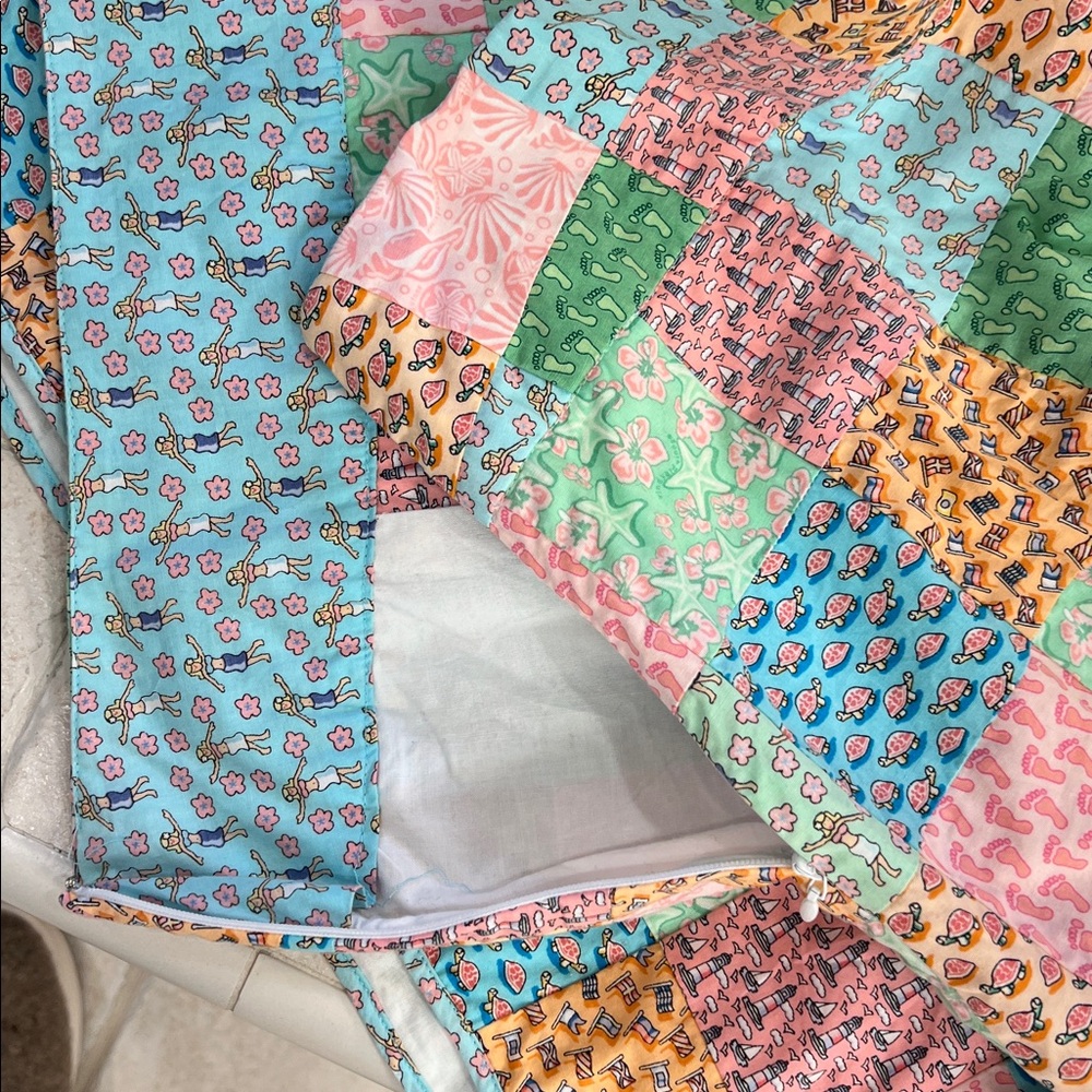 Vineyard Vines Multicolor Patchwork Mini Skirt - image 6